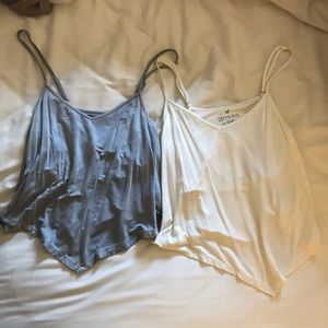 American Eagle soft & sexy cropped tanks